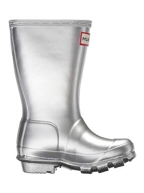 Toddler Girl’s Silver Hunter Boots Size 11